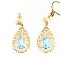 Boucles d'oreilles Lorenzo Ungari Femme in Or Topazio SCOR016 - SCOR016